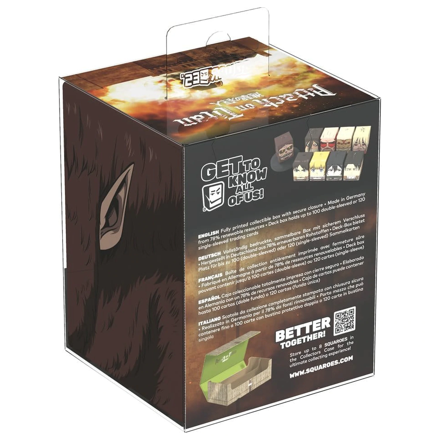 Squaroes Squaroe Attack on Titan AOT009 - Beast Titan fotografii produktu