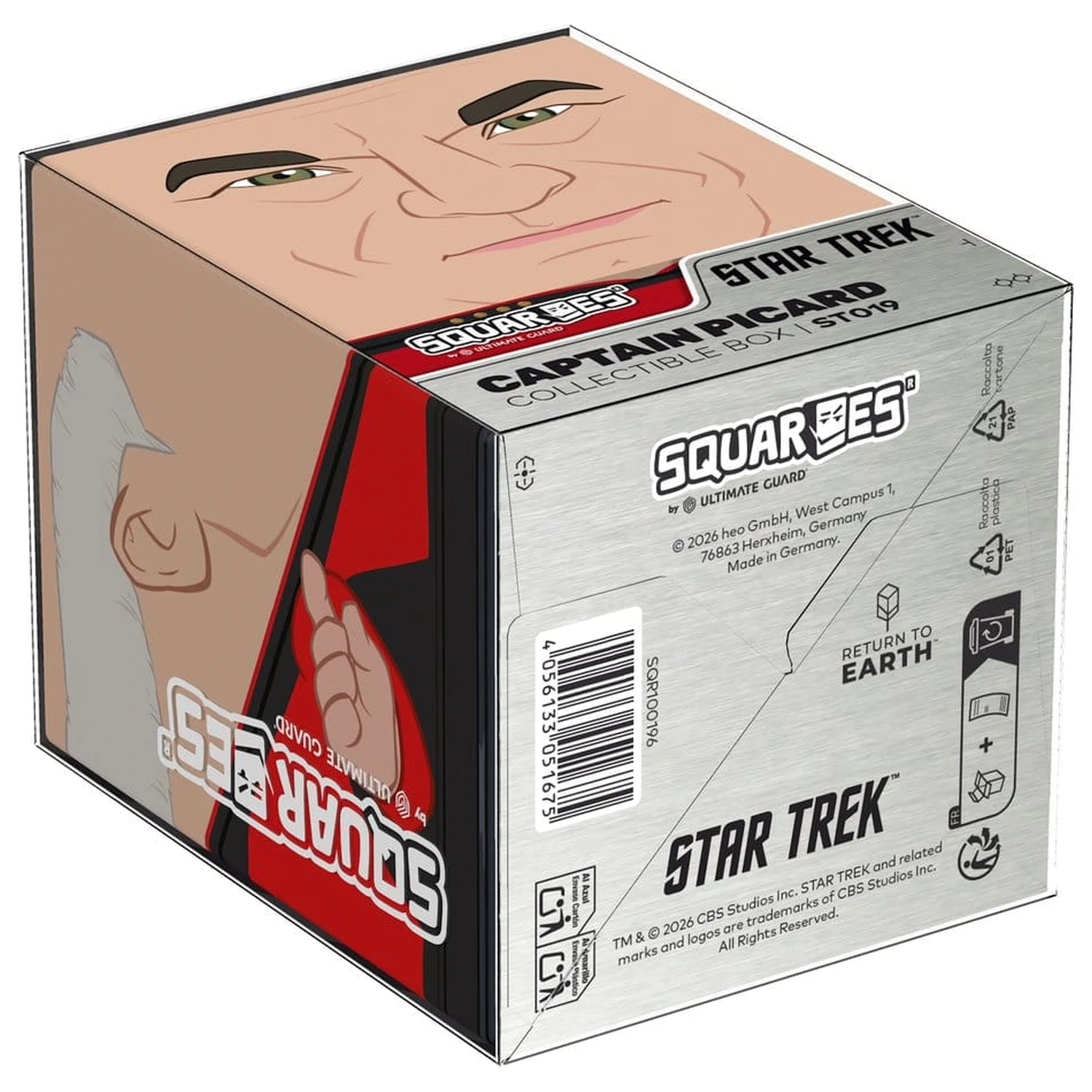 Squaroes Squaroe Star Trek: The Next Generation ST019 - Captain Picard fotografii produktu