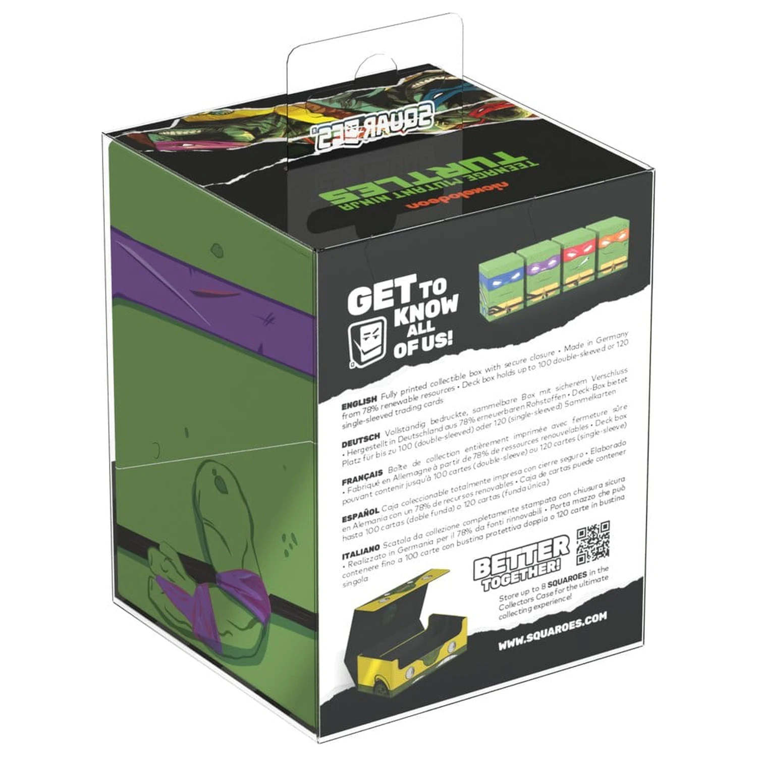 Squaroes Squaroe Teenage Mutant Ninja Turtles™ NT015 – figurka Donatello v akčním režimu fotografii produktu