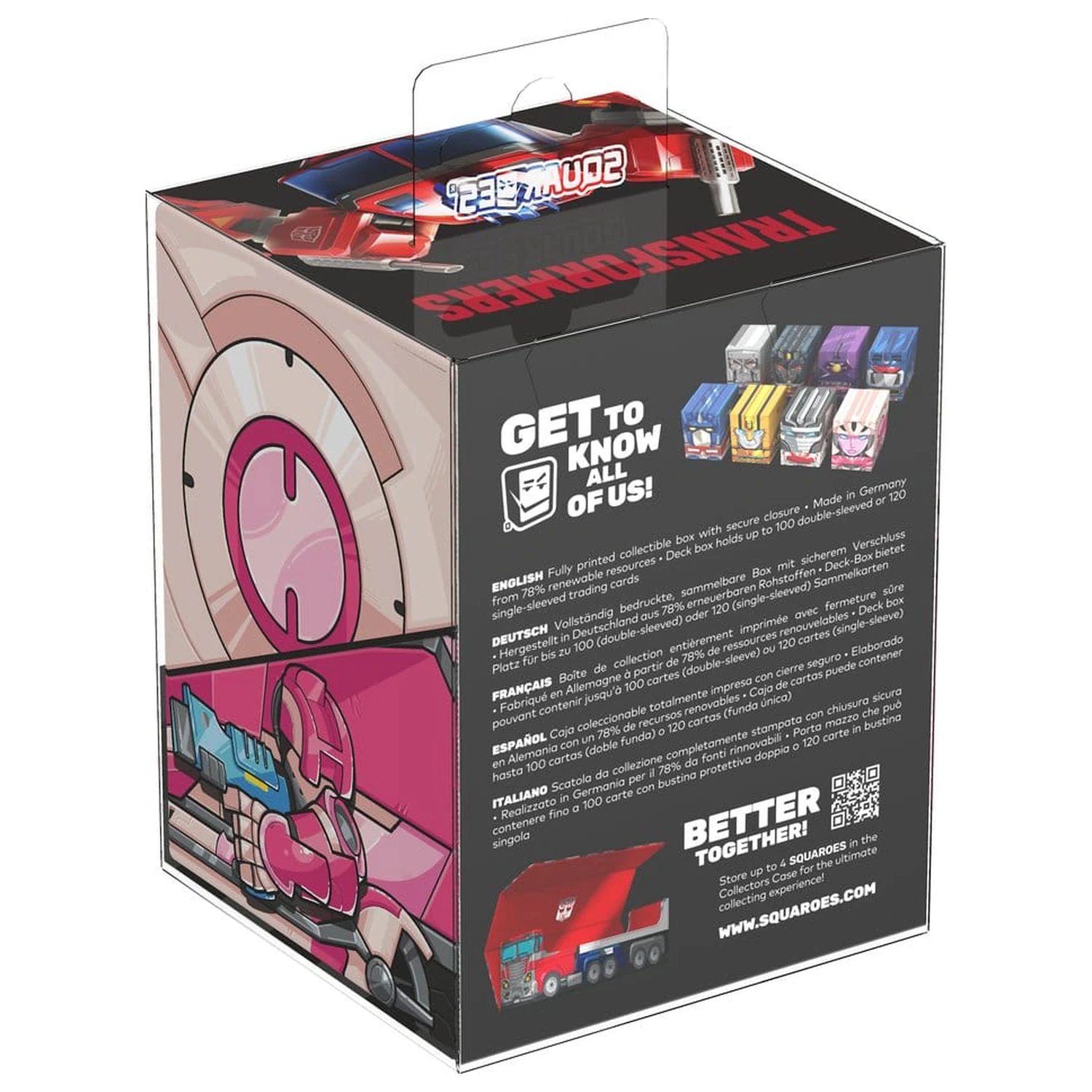 Squaroes Squaroe Transformers TR004 - Arcee fotografii produktu