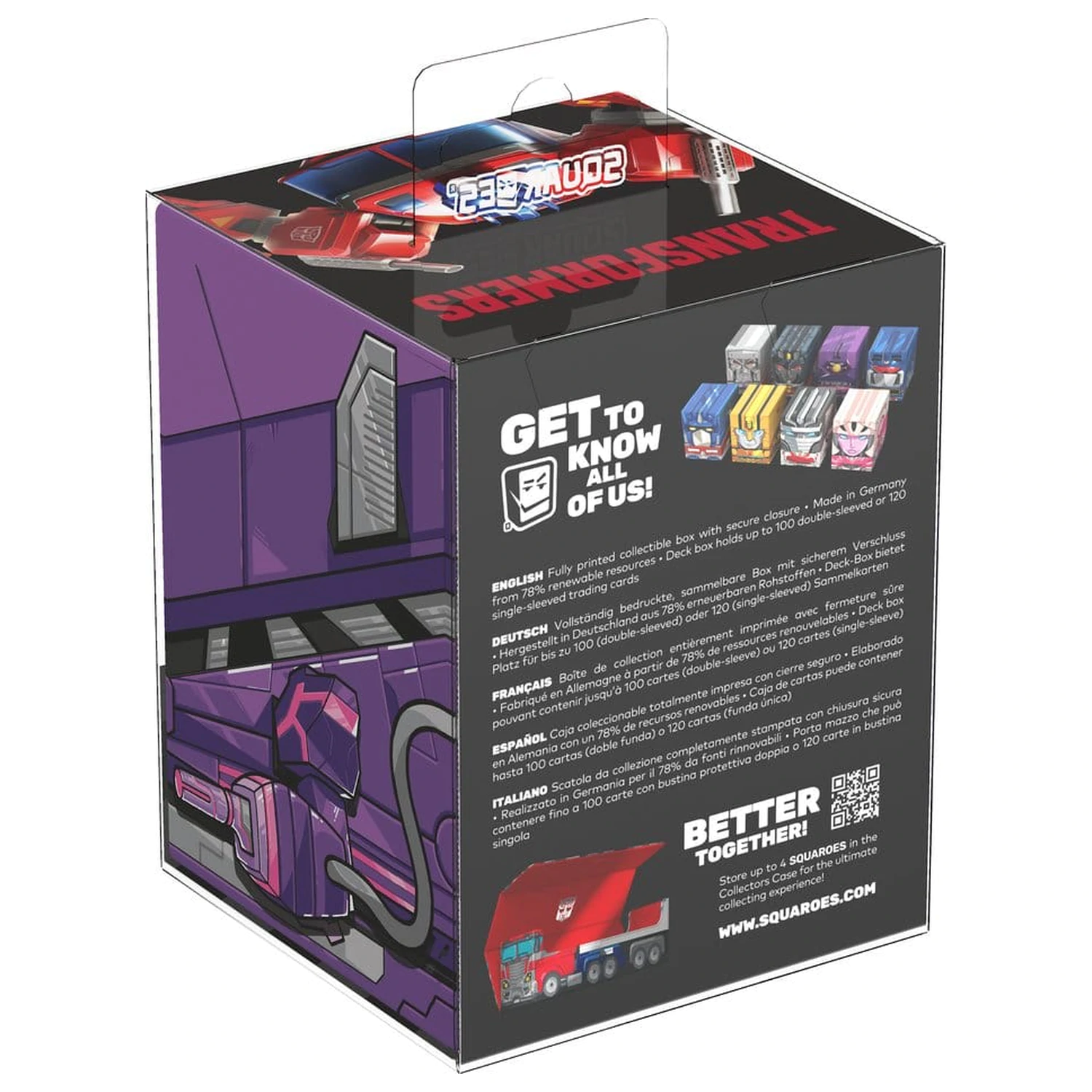 Squaroes Squaroe Transformers TR007 - Shockwave fotografii produktu