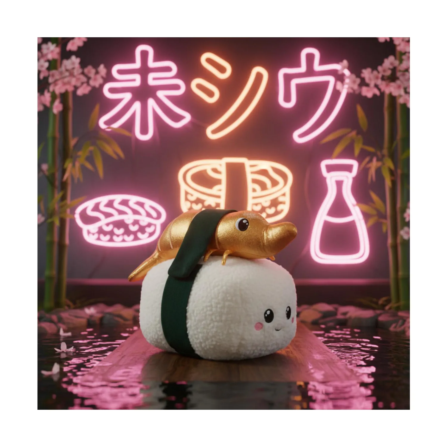 Squeezlings plyšák Niko Nigiri 20 cm fotografii produktu