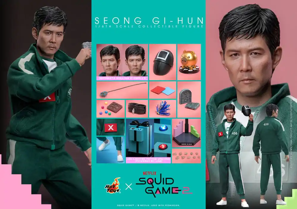 Squid Game 2 Action Figure 1/6 Seong Gi-hun 30 cm Akční figurka fotografii produktu