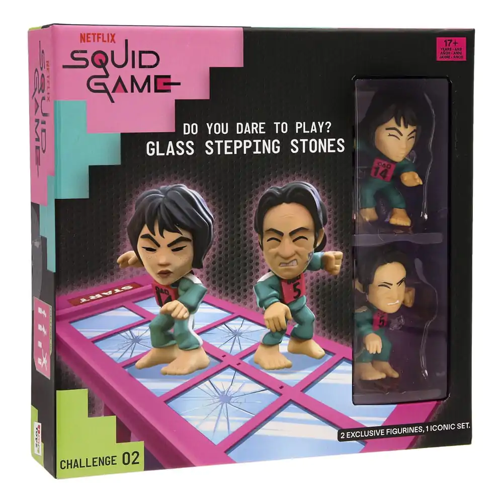 Squid Game Challange Kostková Hra Skleněné Stupínkové Kameny fotografii produktu