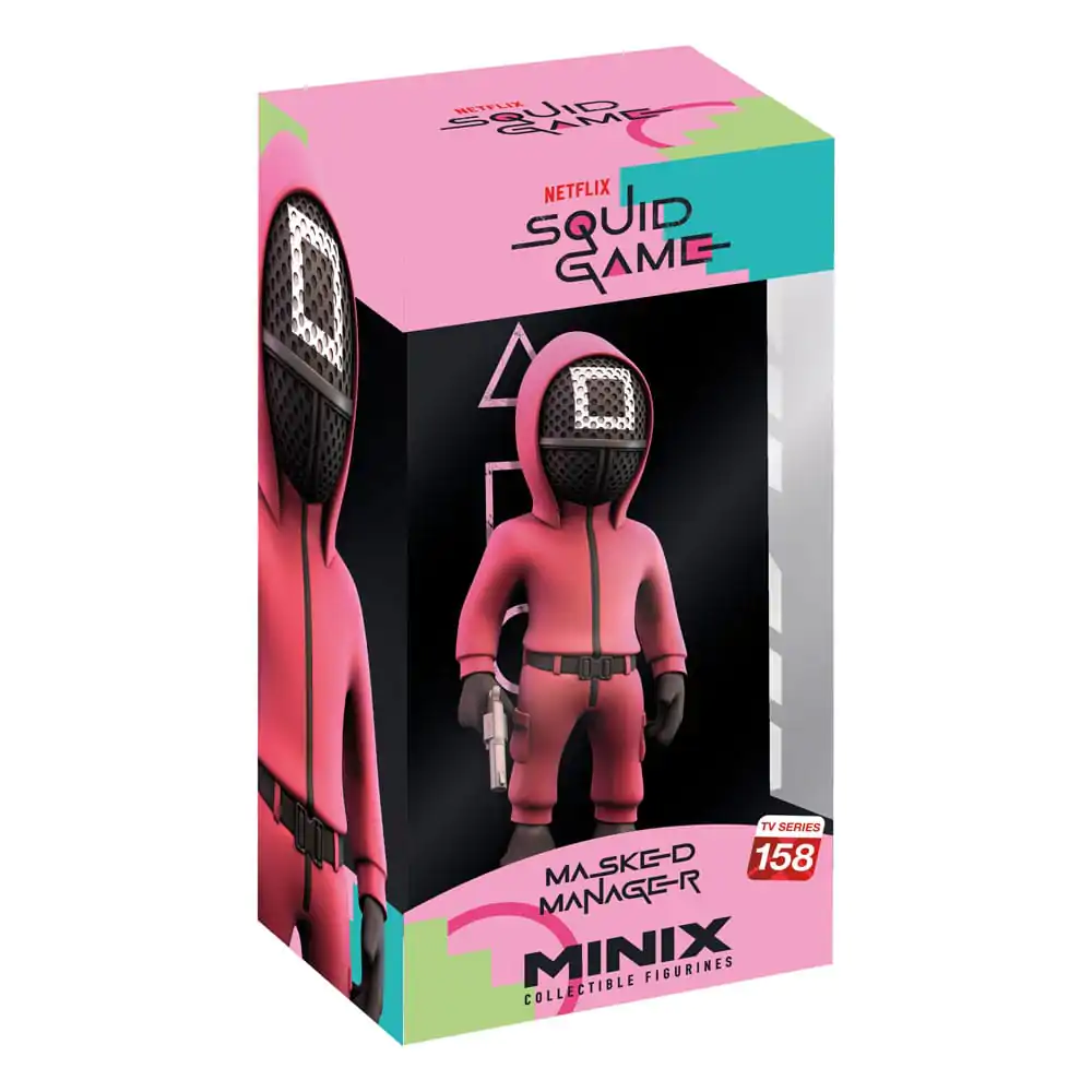 Squid Game Minix figurka Masked Square Guard 12 cm fotografii produktu