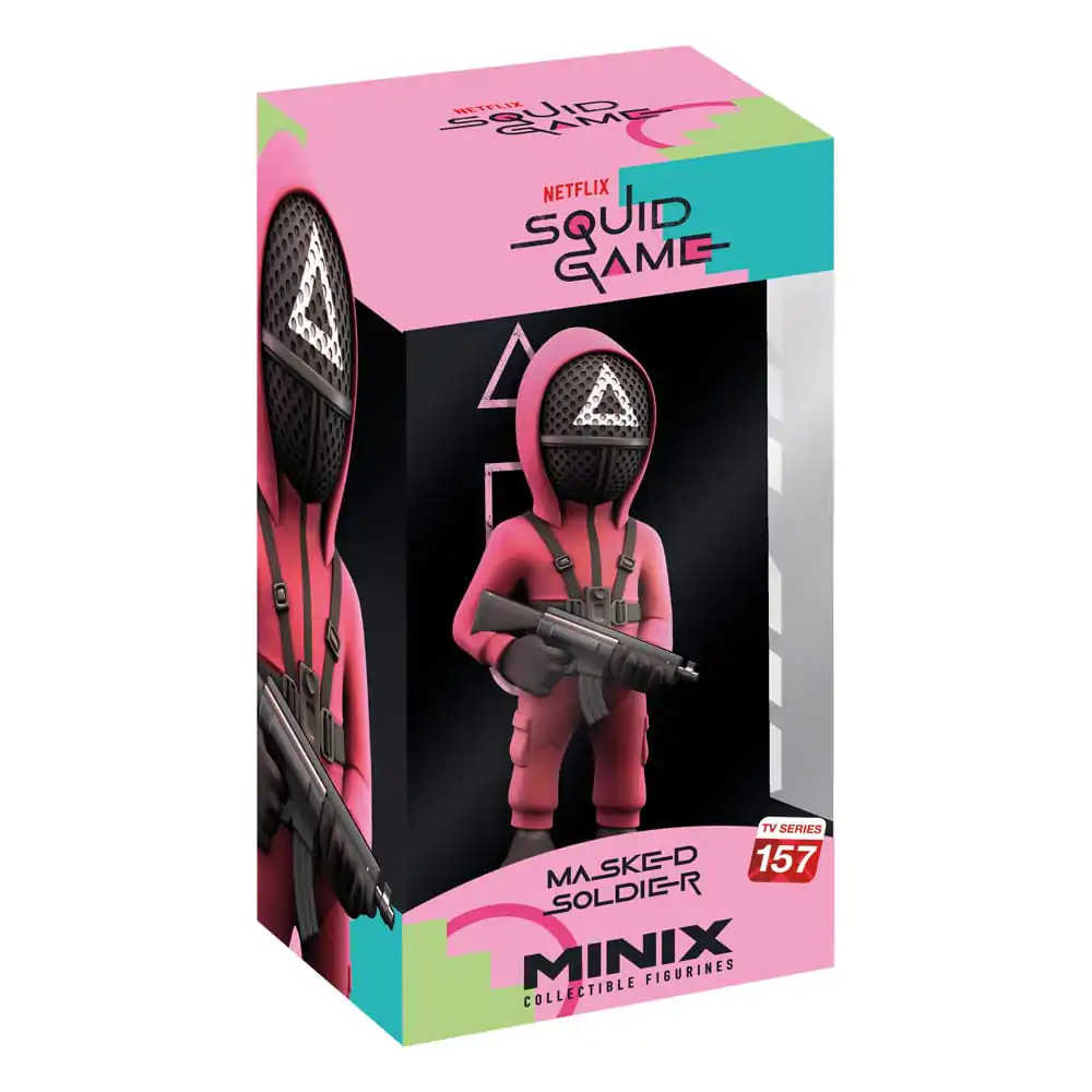 Squid Game Minix figurka Masked Triangle Guard 12 cm fotografii produktu