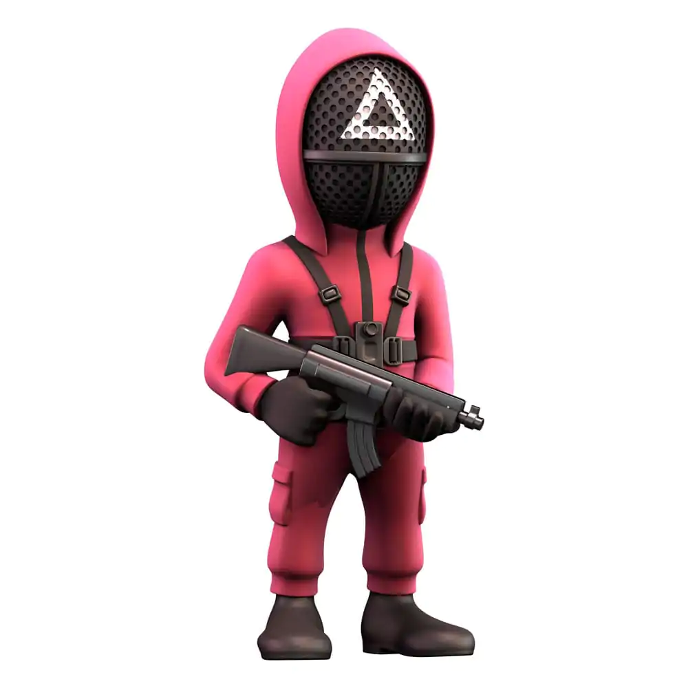 Squid Game Minix figurka Masked Triangle Guard 12 cm fotografii produktu