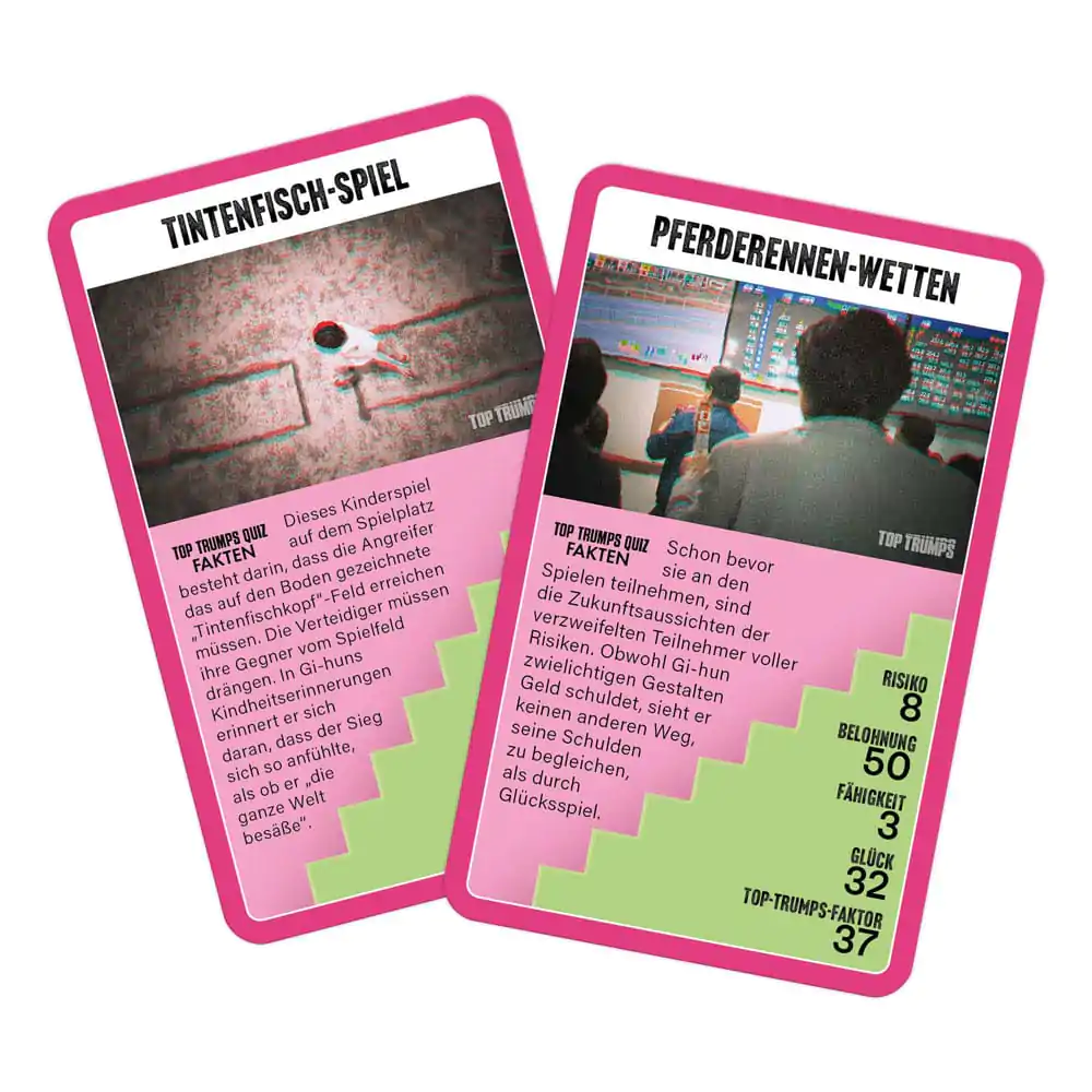 Squid Game Karetní hra Top Trumps Sběratelské karty *German Version* fotografii produktu