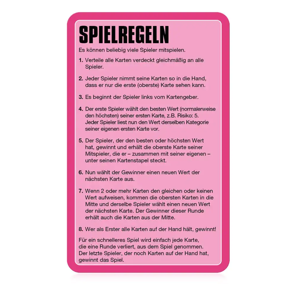 Squid Game Karetní hra Top Trumps Sběratelské karty *German Version* fotografii produktu