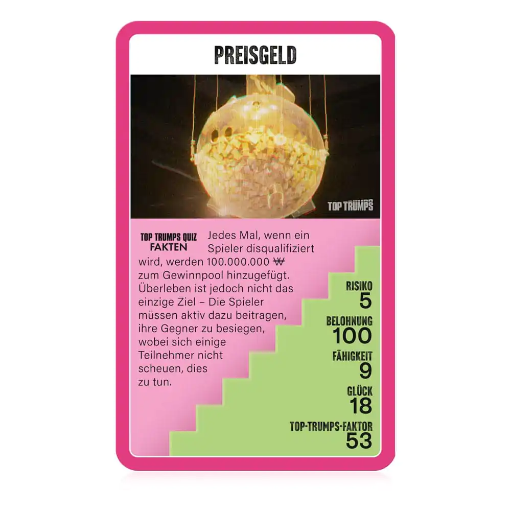 Squid Game Karetní hra Top Trumps Sběratelské karty *German Version* fotografii produktu