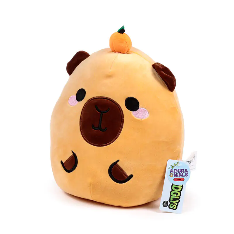 Squidglys Capybara Duke plyšový polštář 26 cm fotografii produktu