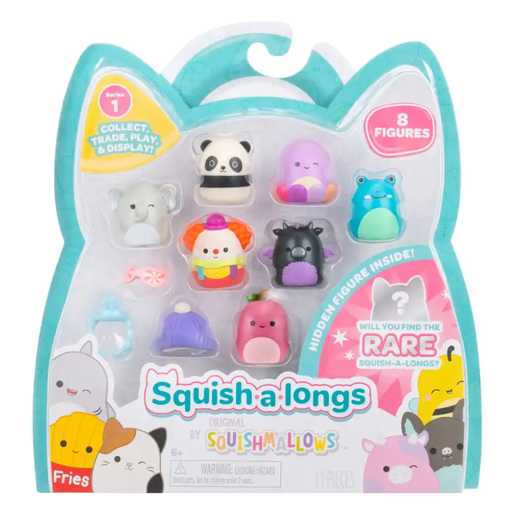 Squishmallow Squish a longs Mini figurky balení 8 ks Styl 3 3 cm fotografii produktu