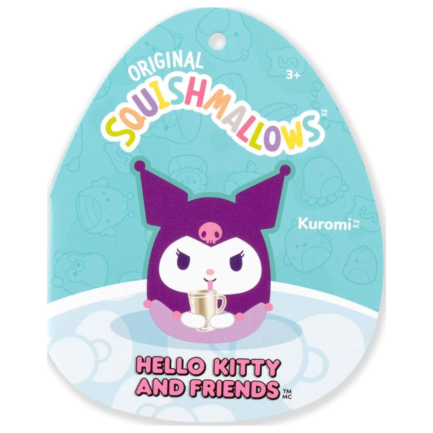 Squishmallows Hello Kitty and Friends Plyš Kuromi Šálek 30 cm fotografii produktu