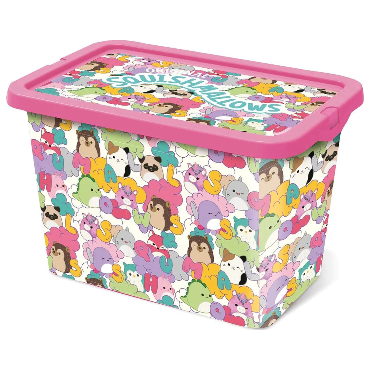 Squishmallows Pluffy plastový úložný box 7 l fotografii produktu