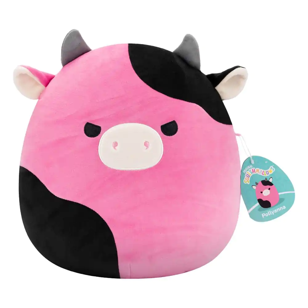 Plyšová figurka Squishmallows Pollyanna the Black and Pink Cow 30 cm fotografii produktu