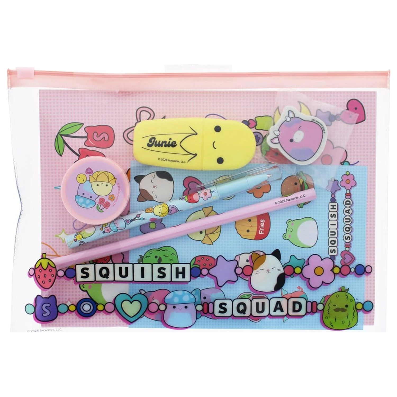 Squishmallows Stationery Set Squish Squad 7dílný fotografii produktu