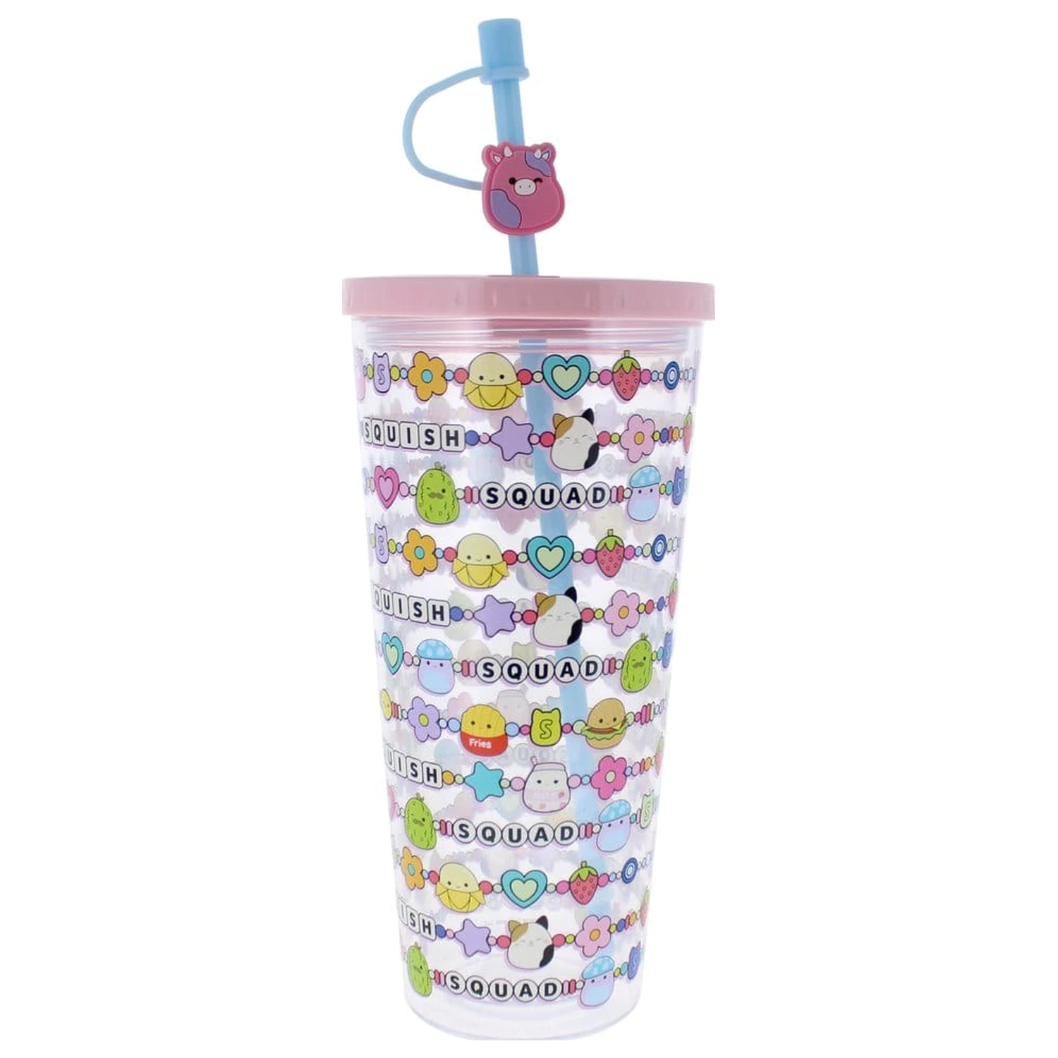 Squishmallows kelímek s brčkem Squish Squad 700 ml fotografii produktu