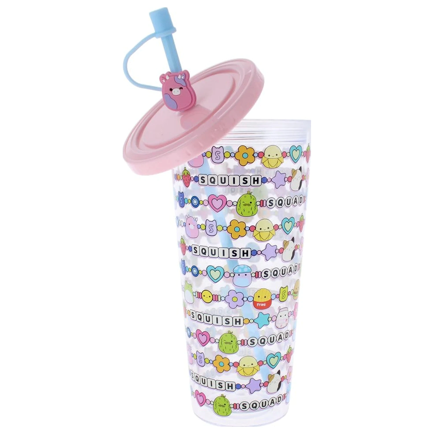 Squishmallows kelímek s brčkem Squish Squad 700 ml fotografii produktu