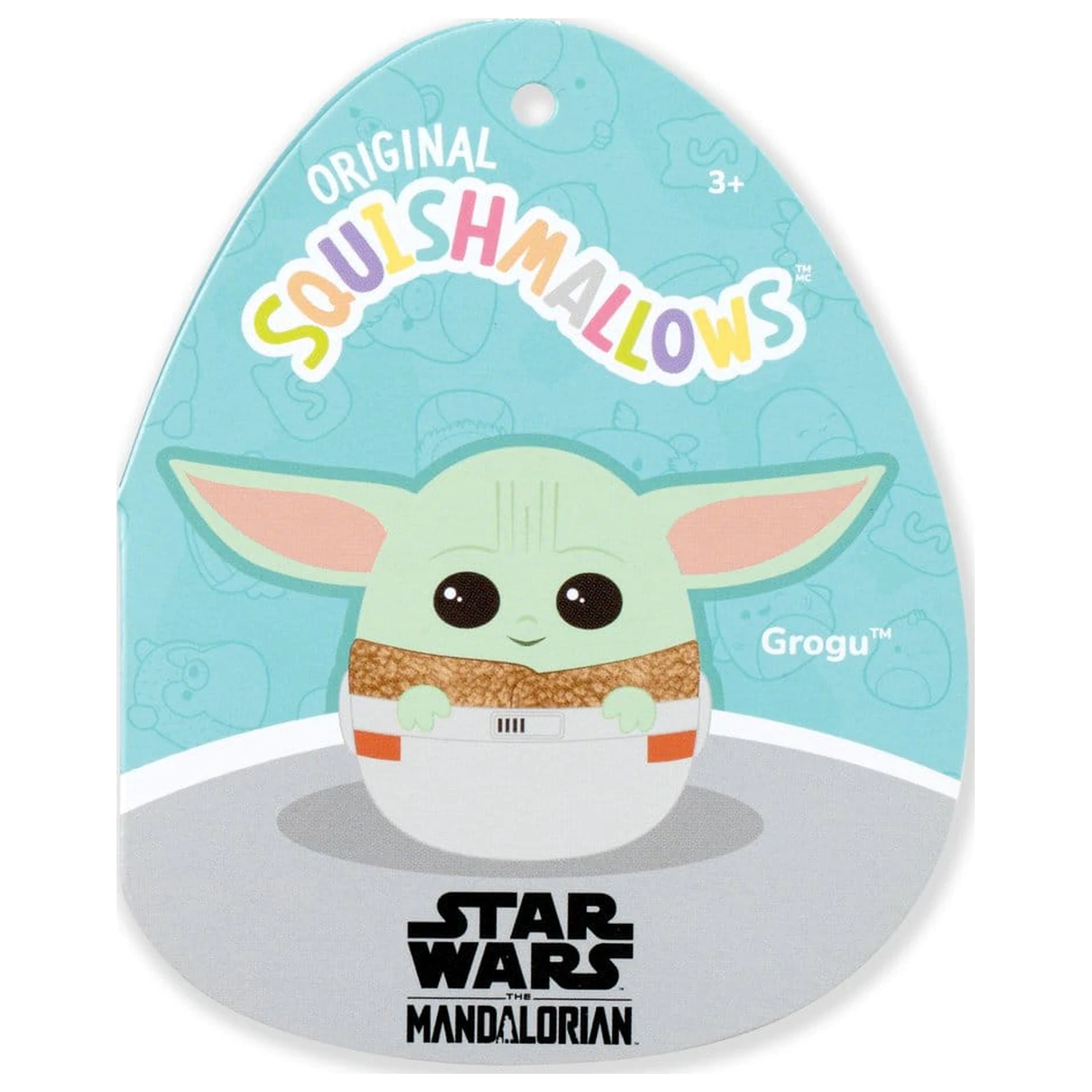 Squishmallows Star Wars plyšák Grogu v nosítku 20 cm fotografii produktu
