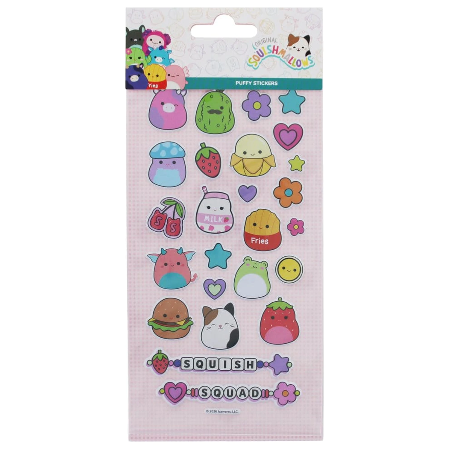 Squishmallows sada nálepek Super Puffy fotografii produktu