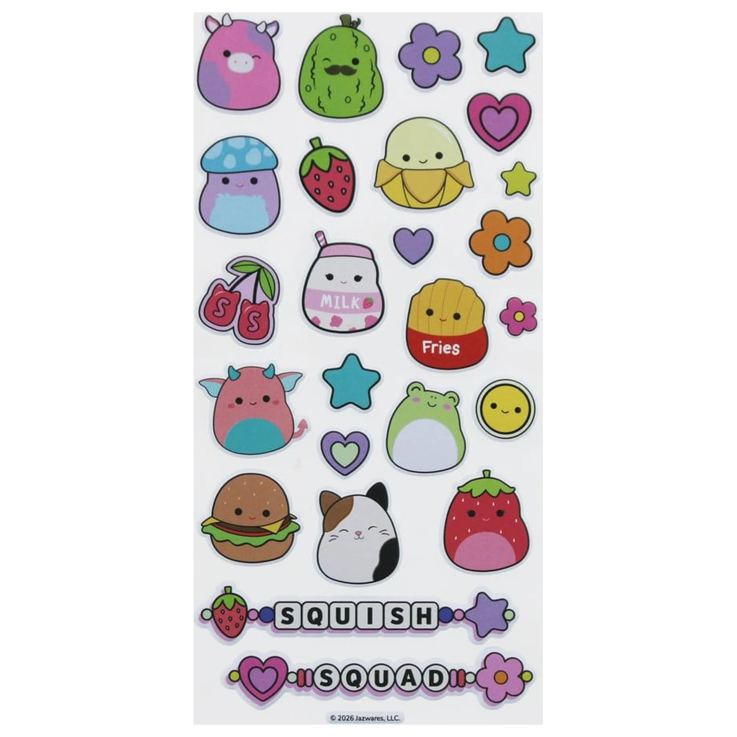 Squishmallows sada nálepek Super Puffy fotografii produktu