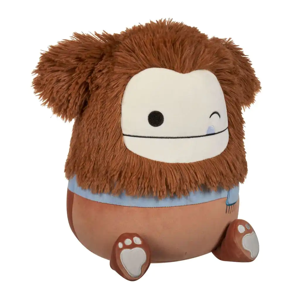 Squishmallows plyšová figurka mrkající hnědý Bigfoot se šálou Benny 30 cm fotografii produktu
