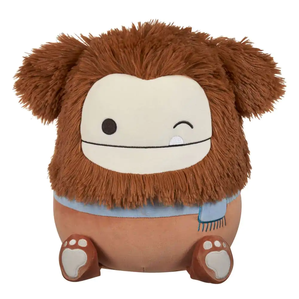 Squishmallows plyšová figurka mrkající hnědý Bigfoot se šálou Benny 30 cm fotografii produktu