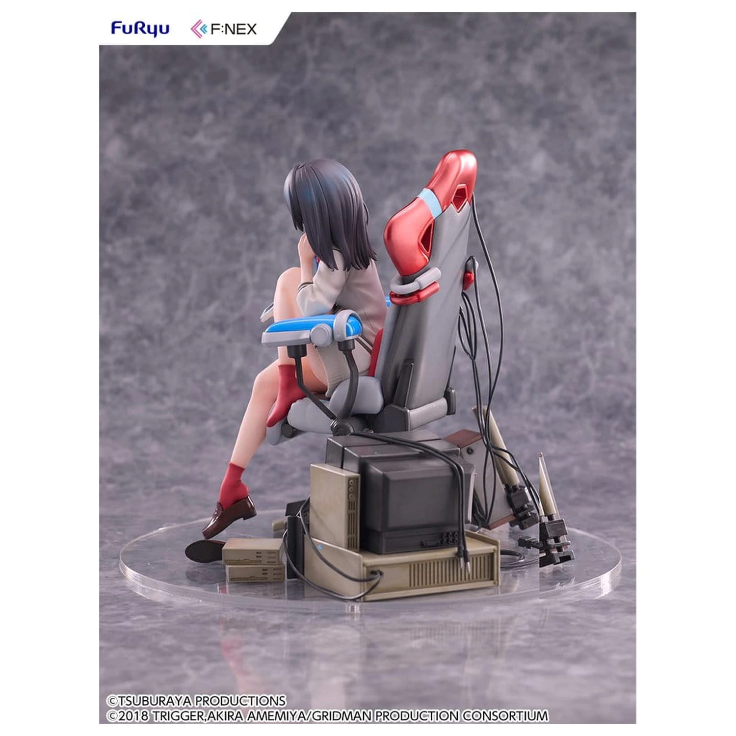 SSSS. Gridman Universe F:NEX PVC Socha Rikka Takarada Gaming Chair Ver. 19 cm fotografii produktu