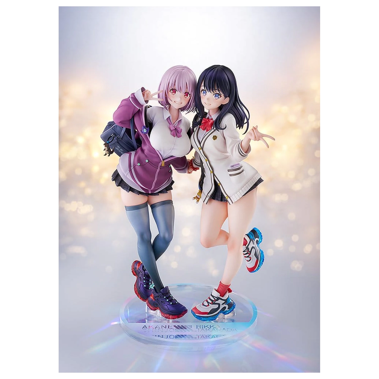 SSSS.Gridman PVC Sochy 1/7 2-balení Rikka Takarada & Akane Shinjo feat. toridamono 22 cm fotografii produktu