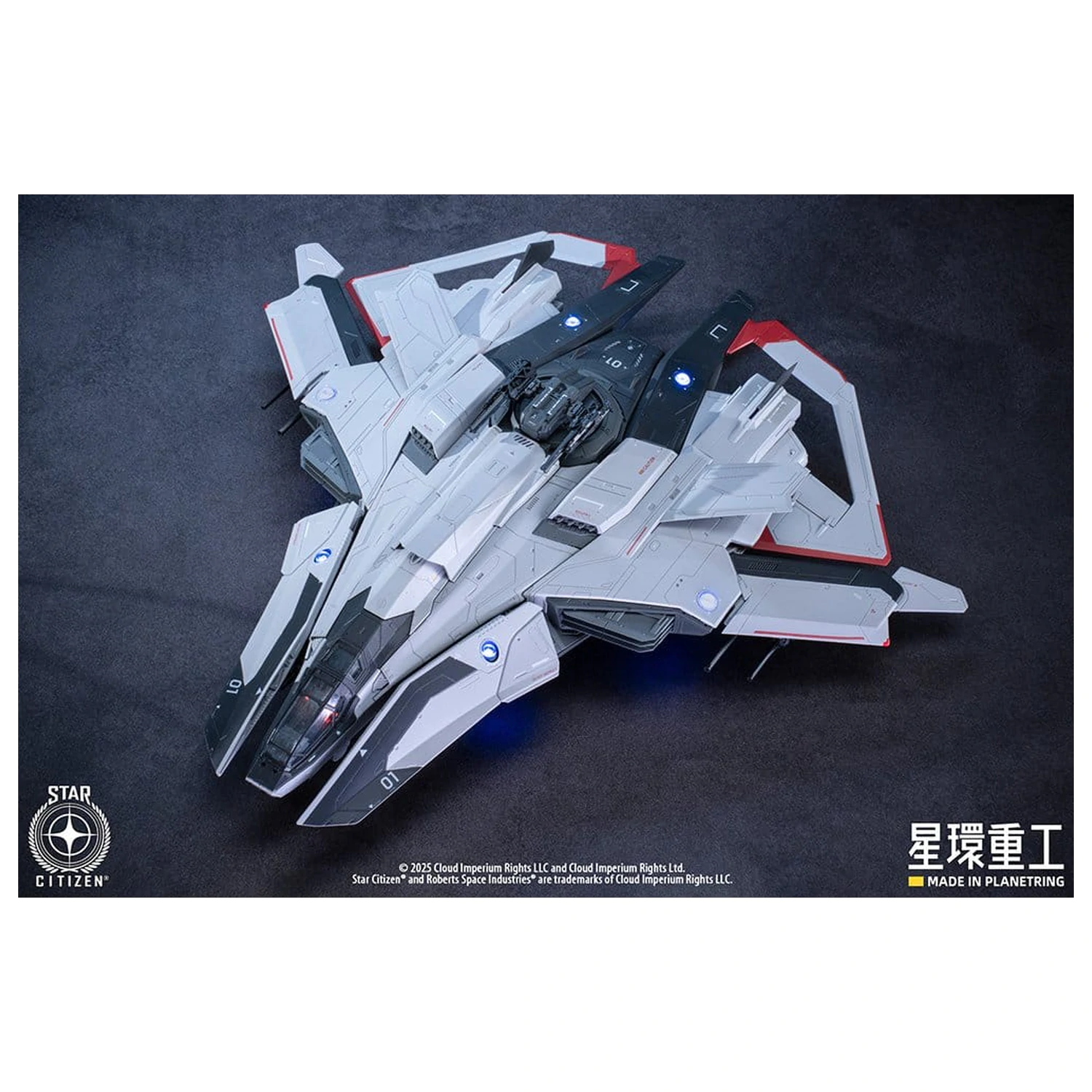 Star Citizen Plastikový Model Kit 1/100 Anvil F8C Lightning 25 cm fotografii produktu