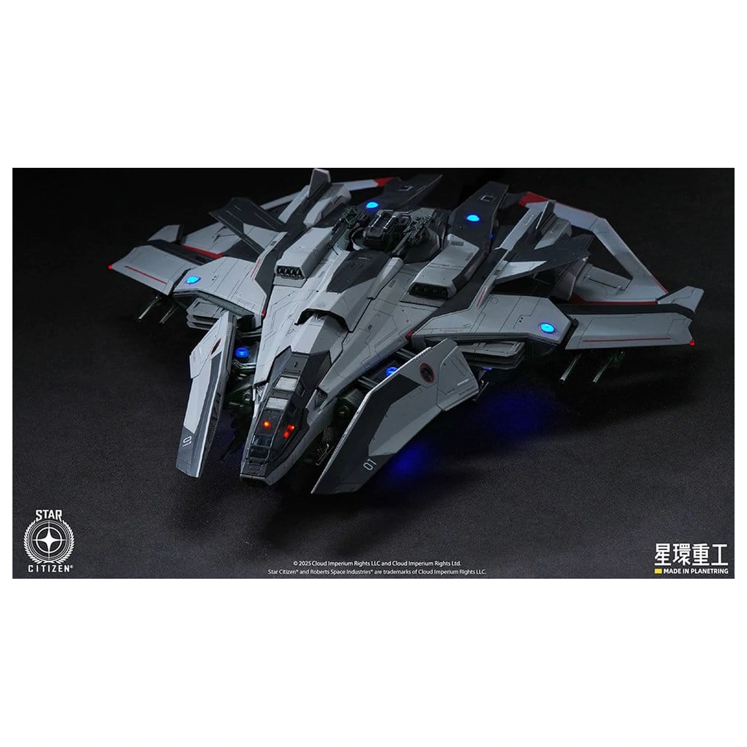 Star Citizen Předmontovaný plastový model kit 1/100 Anvil F8C Lightning Předmontovaný hotový model Ver. 25 cm fotografii produktu
