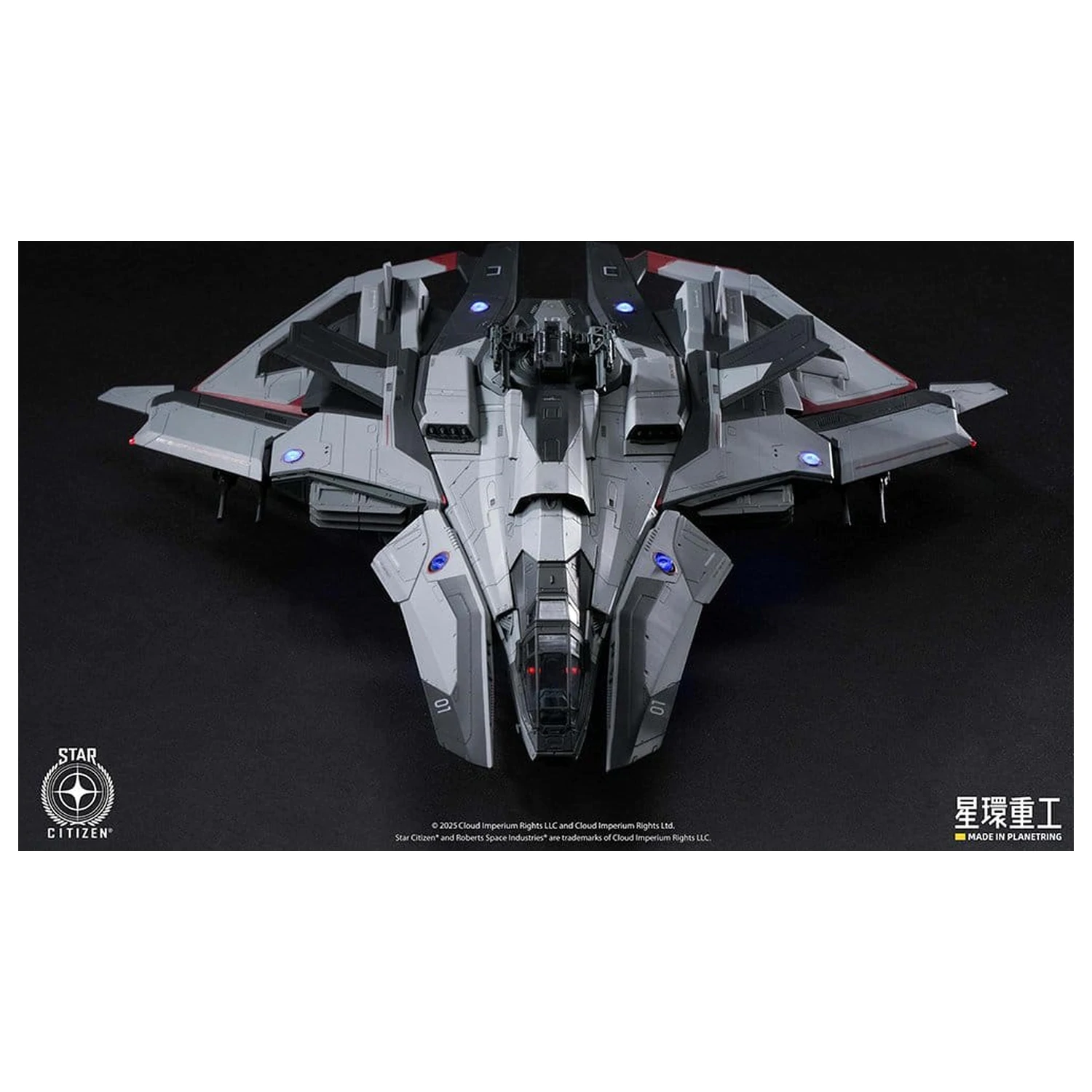 Star Citizen Předmontovaný plastový model kit 1/100 Anvil F8C Lightning Předmontovaný hotový model Ver. 25 cm fotografii produktu