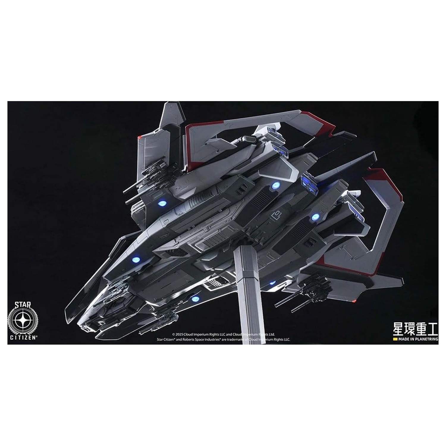 Star Citizen Předmontovaný plastový model kit 1/100 Anvil F8C Lightning Předmontovaný hotový model Ver. 25 cm fotografii produktu