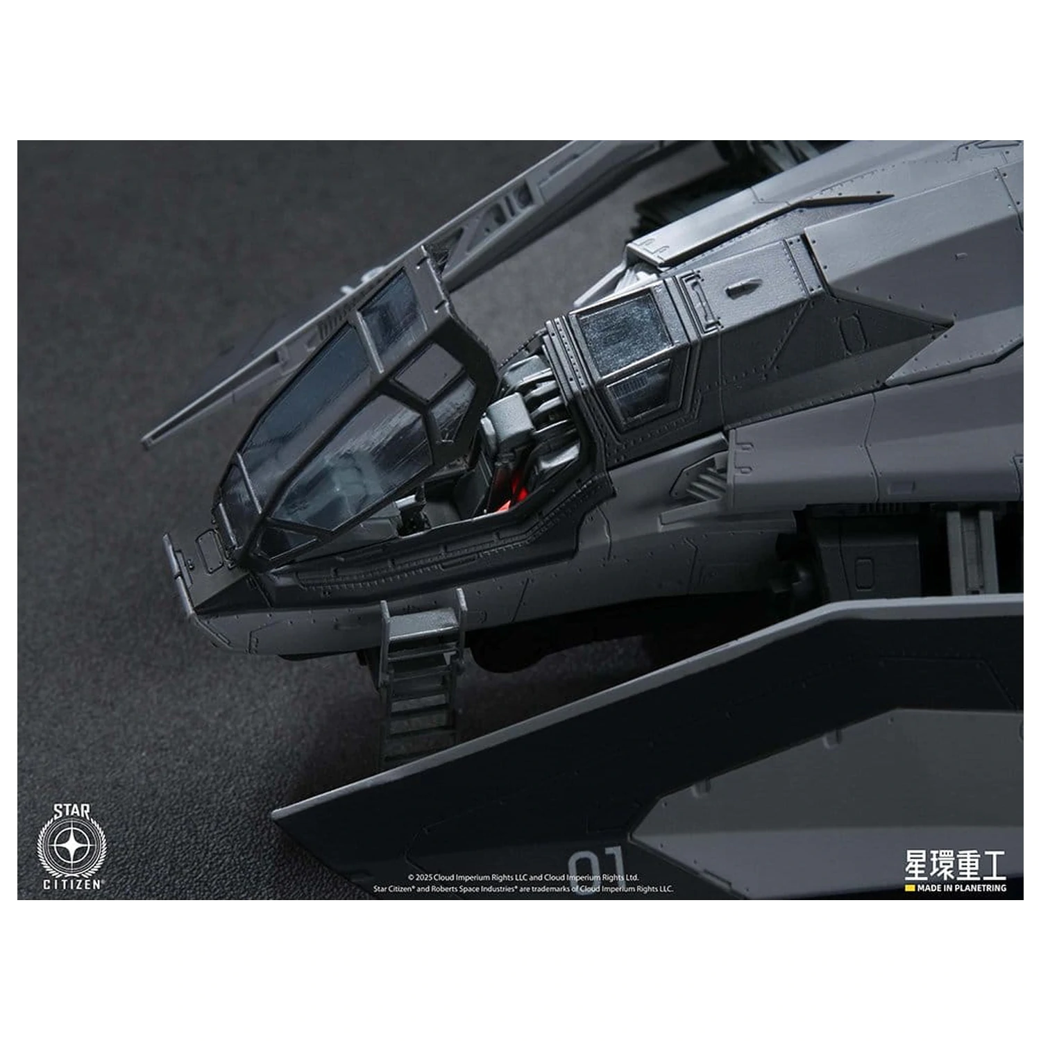 Star Citizen Předmontovaný plastový model kit 1/100 Anvil F8C Lightning Předmontovaný hotový model Ver. 25 cm fotografii produktu