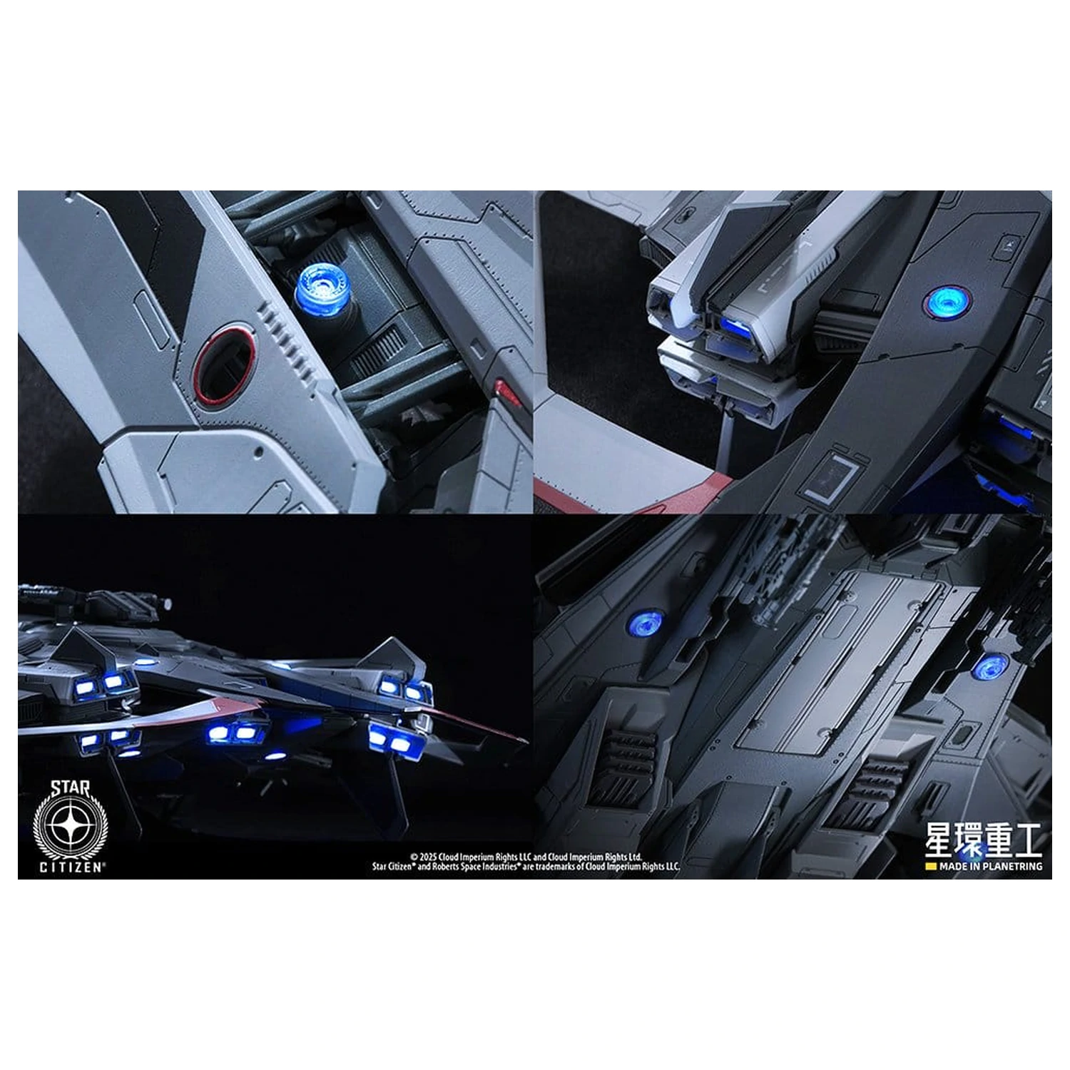 Star Citizen Předmontovaný plastový model kit 1/100 Anvil F8C Lightning Předmontovaný hotový model Ver. 25 cm fotografii produktu