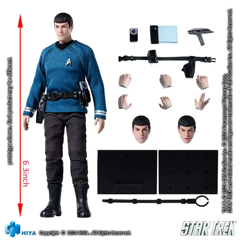 Star Trek 2009 Exquisite Super Series Akční figurka 1/12 Spock 16 cm fotografii produktu