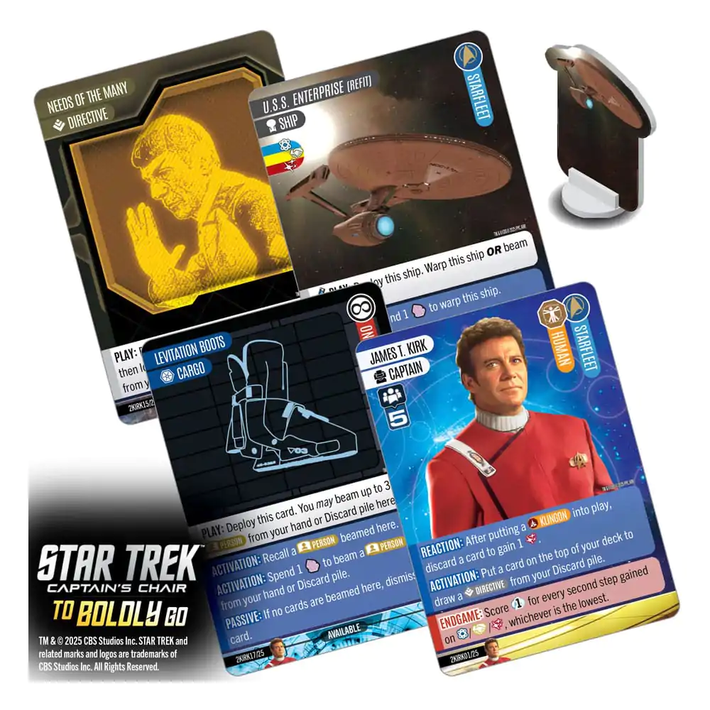 Star Trek: Captain's Chair karetní hra To Boldly Go *English Version* fotografii produktu