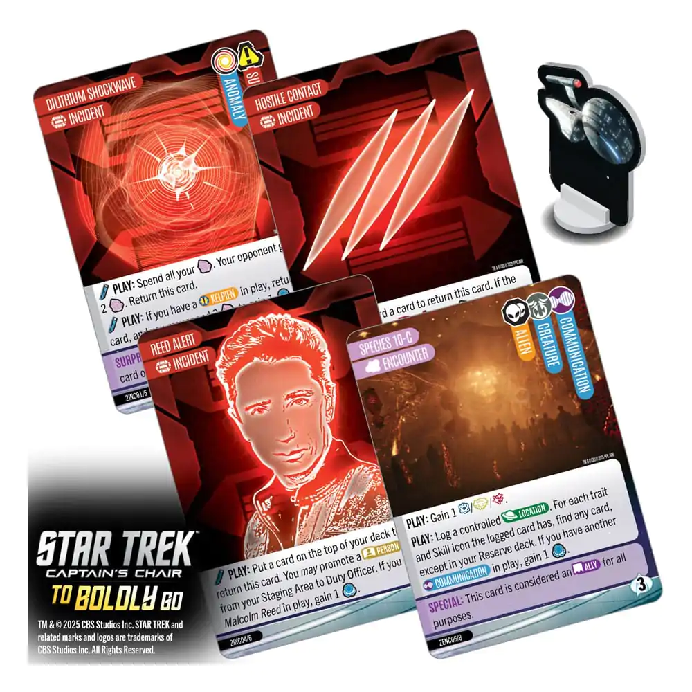 Star Trek: Captain's Chair karetní hra To Boldly Go *English Version* fotografii produktu
