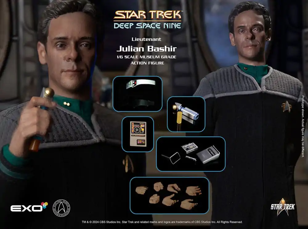 Star Trek: Deep Space Nine Action Figure 1/6 Dr. Julian Bashir 30 cm akční figurka fotografii produktu
