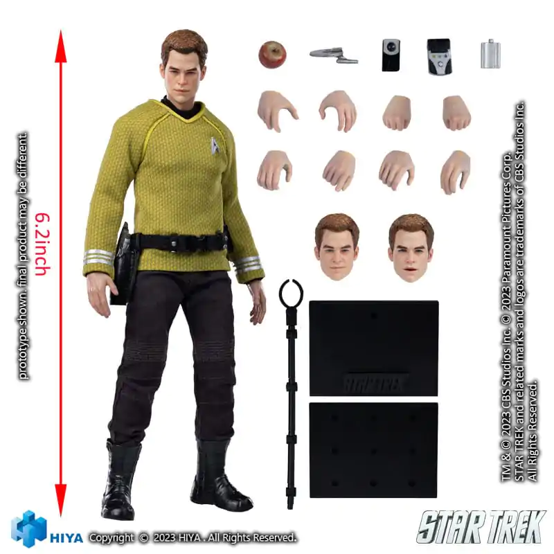 Star Trek Exquisite Super Series Akční figurka 1/12 Kirk 16 cm fotografii produktu