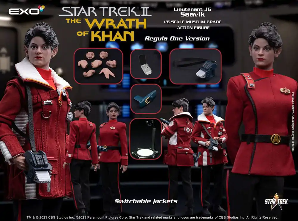 Star Trek II: The Wrath of Khan Akční figurka 1/6 Lt. Saavik (Regula One Verze) 28 cm fotografii produktu