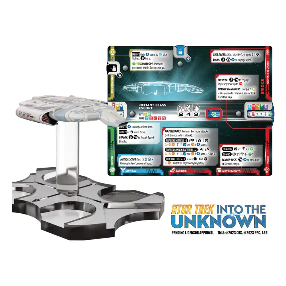 Star Trek: Into the Unknown Miniatures Herní rozšíření Federace vs. Dominion Core English Verze fotografii produktu