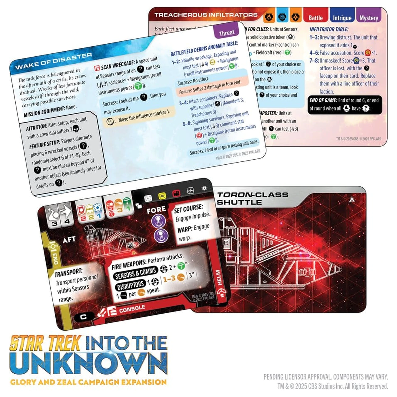 Star Trek: Into the Unknown Miniatures Game Rozšíření Glory and Zeal *Anglická verze* fotografii produktu