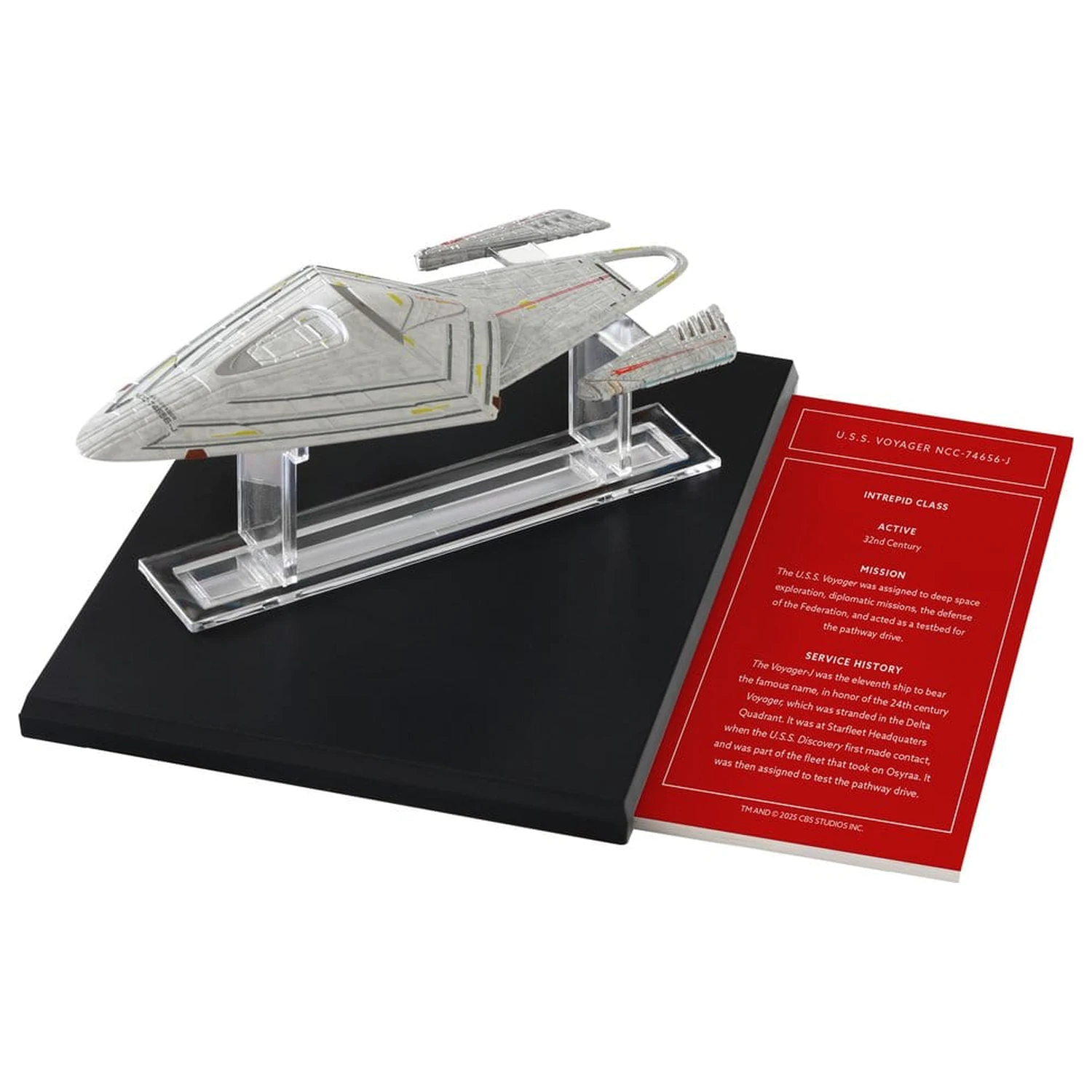 Star Trek Library Kovový odlitek U.S.S. Voyager NCC-74656-J 10 cm fotografii produktu