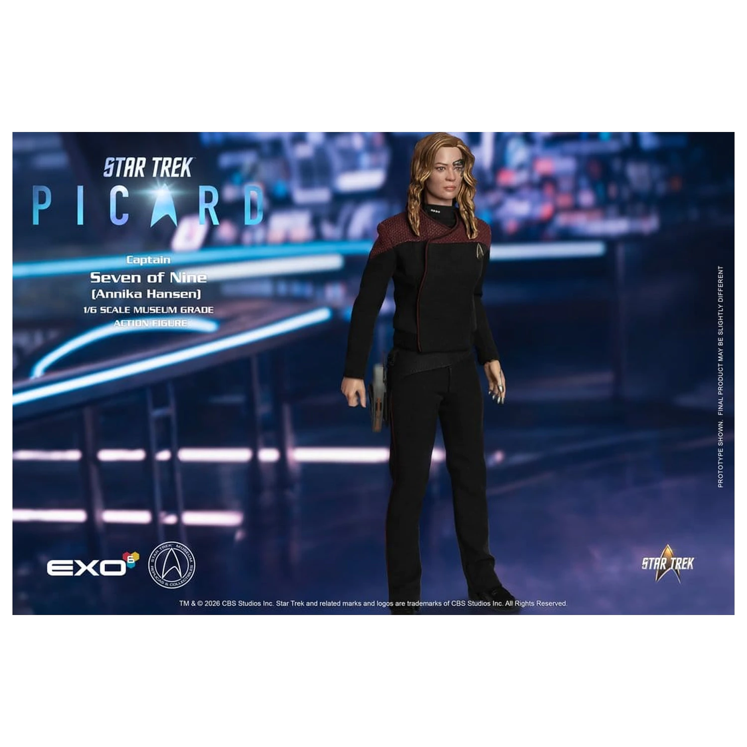 Star Trek: Picard akční figurka 1/6 Captain Seven of Nine 29 cm fotografii produktu