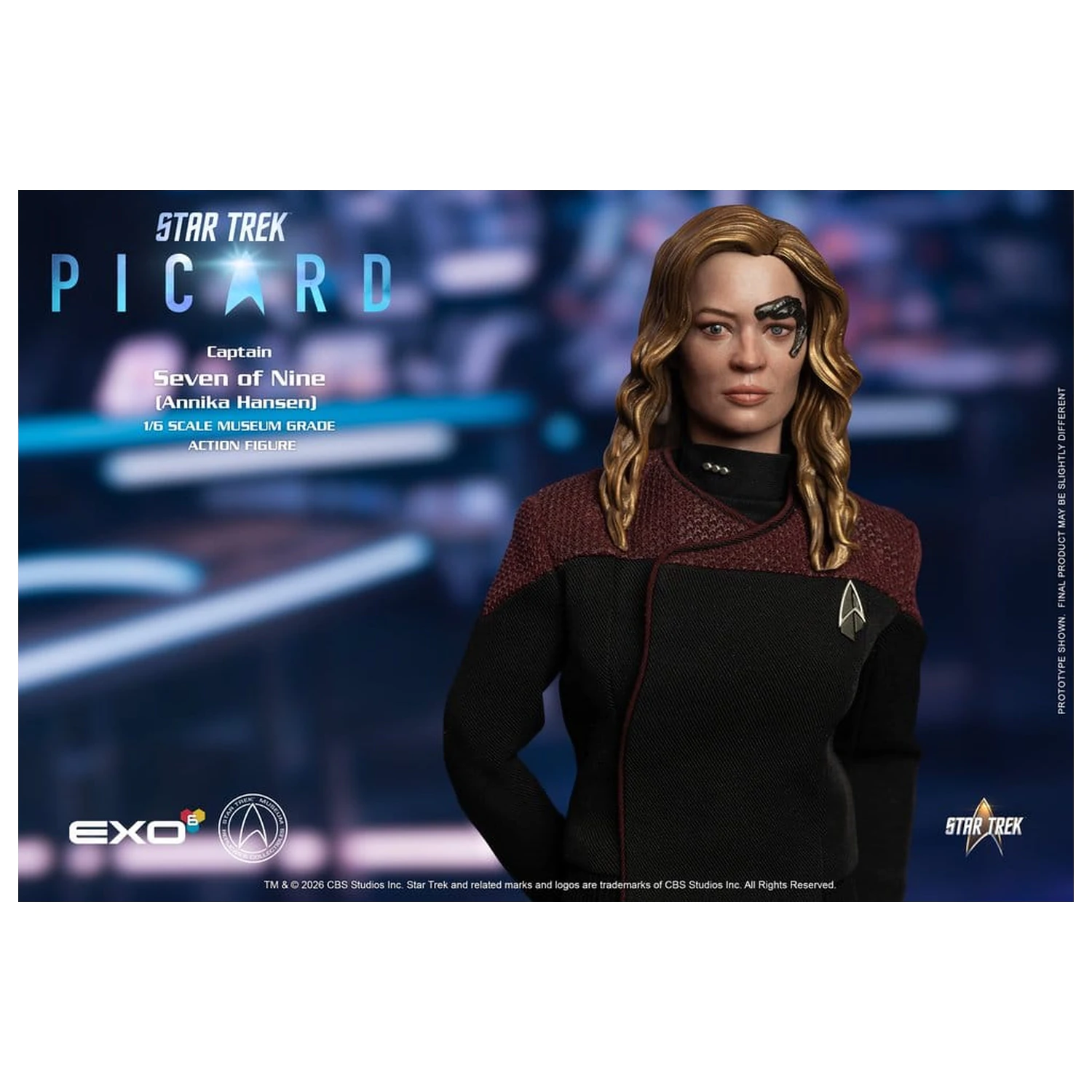 Star Trek: Picard akční figurka 1/6 Captain Seven of Nine 29 cm fotografii produktu