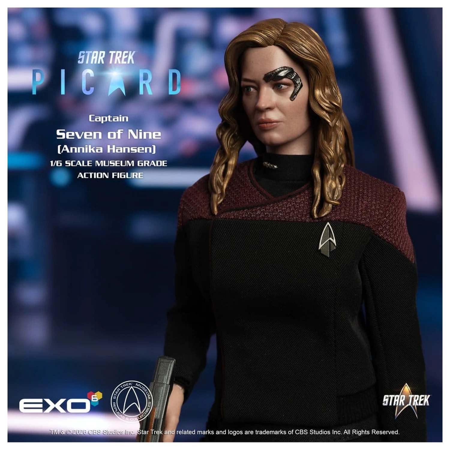 Star Trek: Picard akční figurka 1/6 Captain Seven of Nine 29 cm fotografii produktu