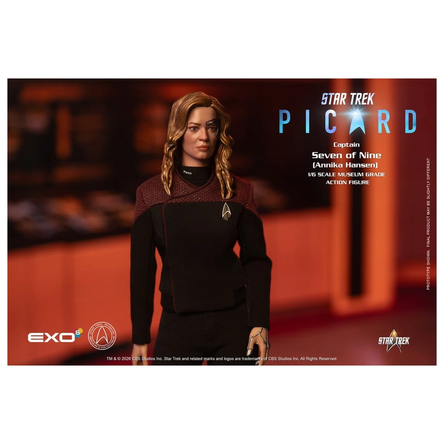 Star Trek: Picard akční figurka 1/6 Captain Seven of Nine 29 cm fotografii produktu