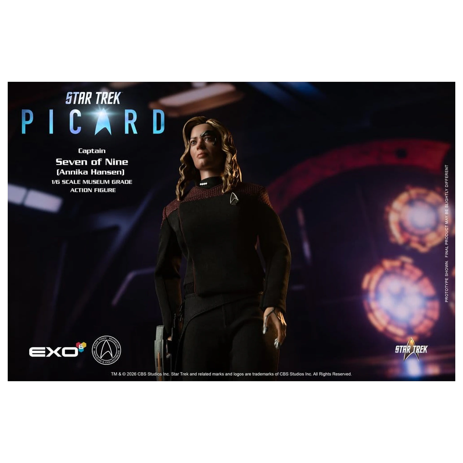 Star Trek: Picard akční figurka 1/6 Captain Seven of Nine 29 cm fotografii produktu
