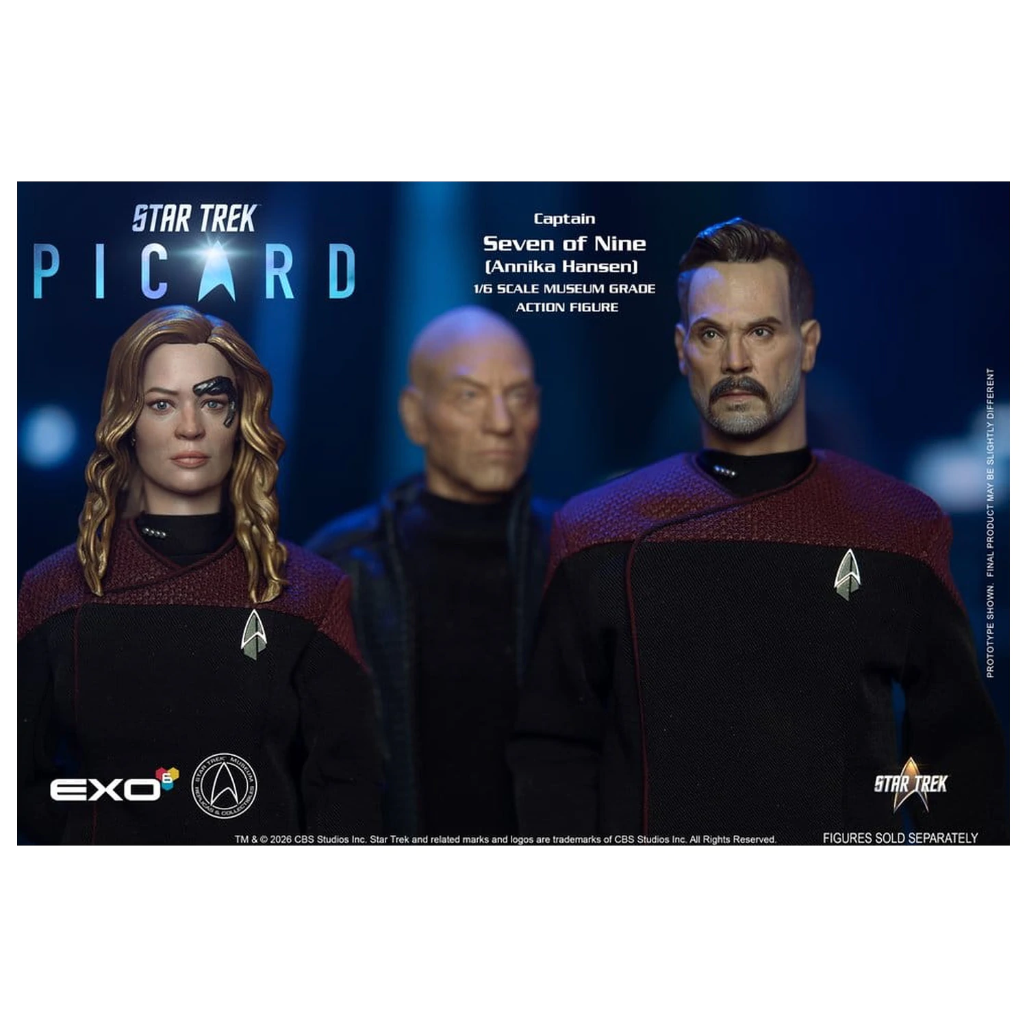 Star Trek: Picard akční figurka 1/6 Captain Seven of Nine 29 cm fotografii produktu